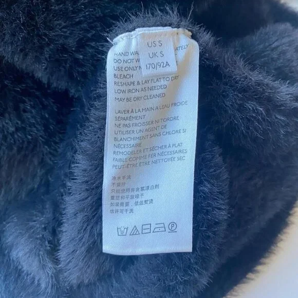 Free People Midnight Black Fuzzy Scoop Neck Sweater - Picture 8 of 8